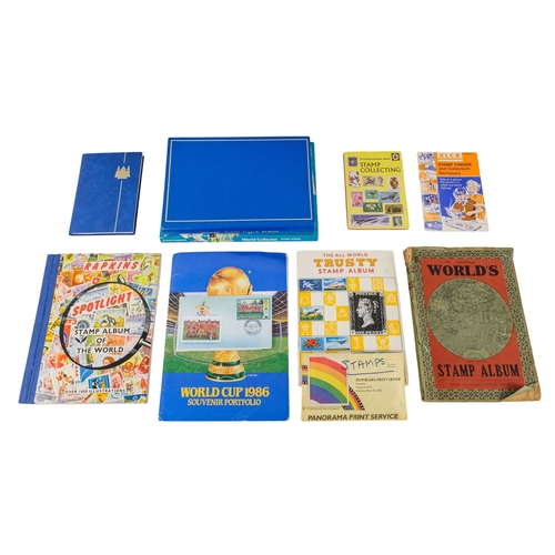554 - A quantity of stamps - including Royal Mail 'Special' stamp albums for 1991 and 1993 (issues 8 and 1... 