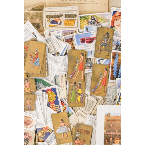561 - A quantity of 20th century cigarette cards - various brands and subjects, together with eight Ty-Pho... 