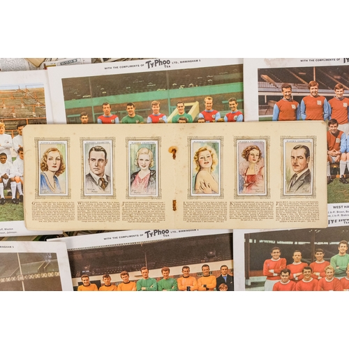 561 - A quantity of 20th century cigarette cards - various brands and subjects, together with eight Ty-Pho... 