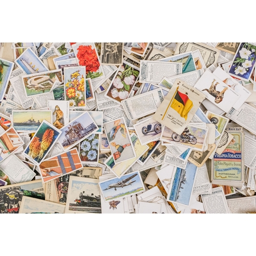 561 - A quantity of 20th century cigarette cards - various brands and subjects, together with eight Ty-Pho... 