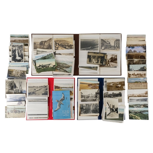 568 - A quantity of early 20th century Cornish postcards - various around West Penwith and the Lizard, inc... 