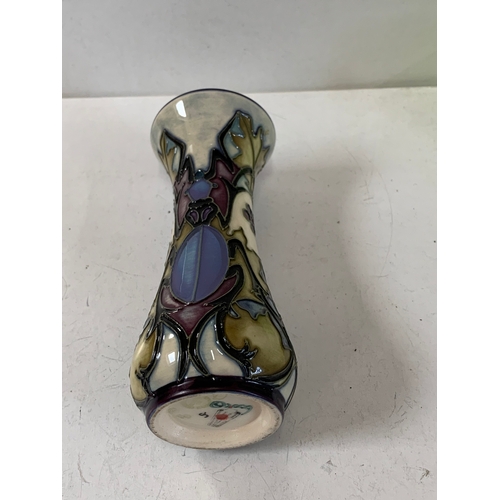 119 - Moorcroft pottery vase 128mm tall (2009)