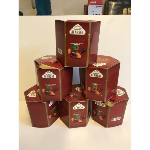 109 - X6 boxes of chocolate dates exp 06/20