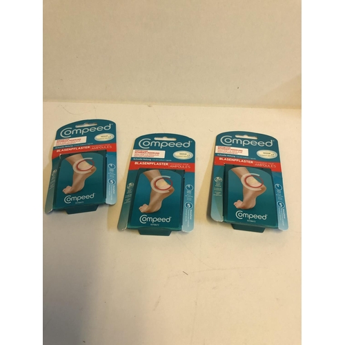 110 - X3 new packs Compeed plasters