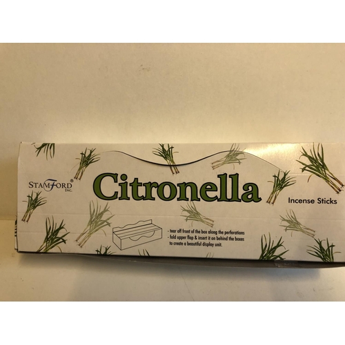 114 - Box of citronella incense sticks