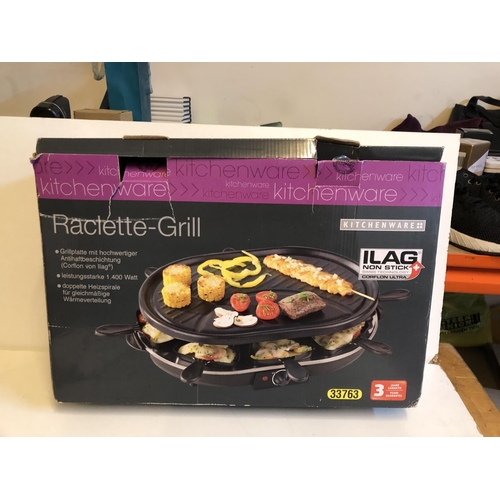74 - New Kitchenware Raclette grill