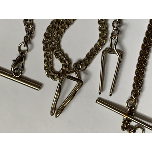 87 - X6 pocket watch Albert chains