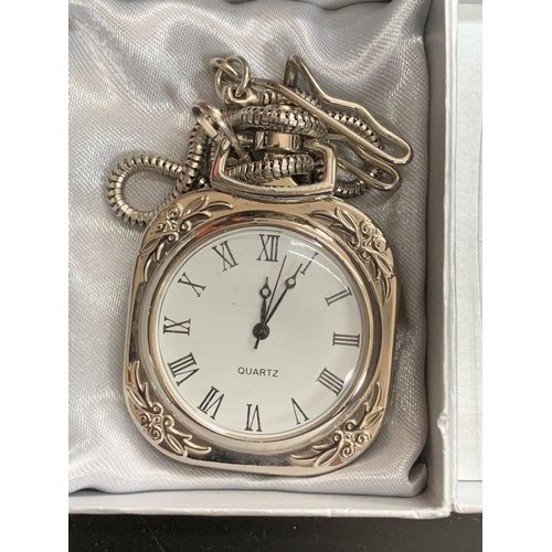 94 - Pocket watch & chain