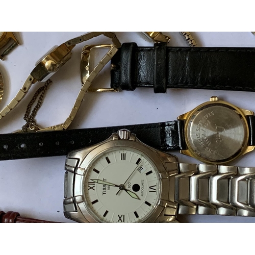 105 - Various watches inc Tissot  UNTESTED