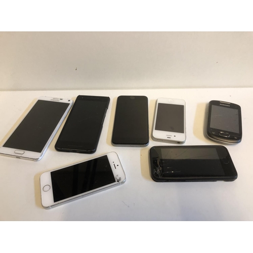 311 - Job lot of phones SOLD AS SPARES OR REPAIR ICLOUDED ETC