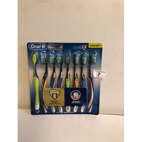 7 - Oral B toothbrushes