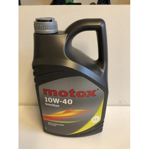 39 - New Motex 10W-40 Semisyn oil 5LT