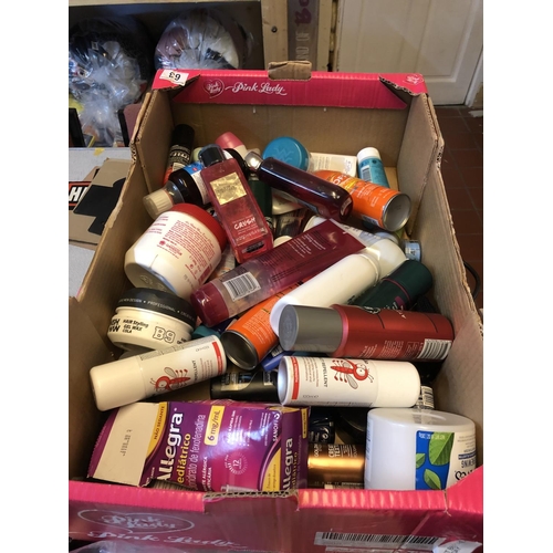 48 - Box of part used toiletries
no postage