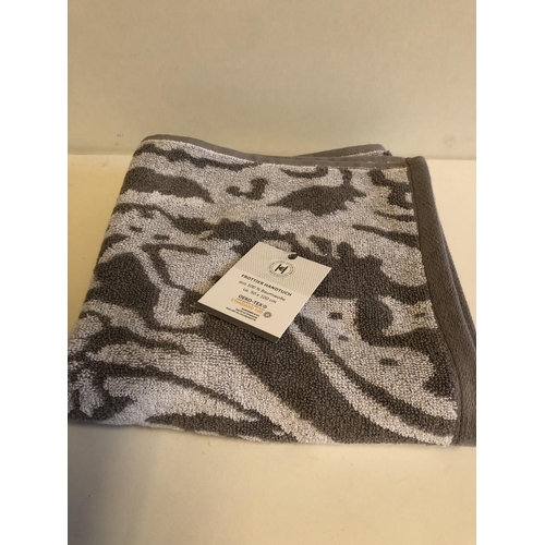 54 - New grey hand towel 50 x 100 cm