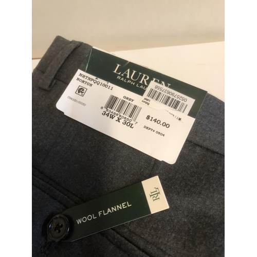 99 - New & tagged Ralph Lauren trousers tagged at $140 size 34/30L