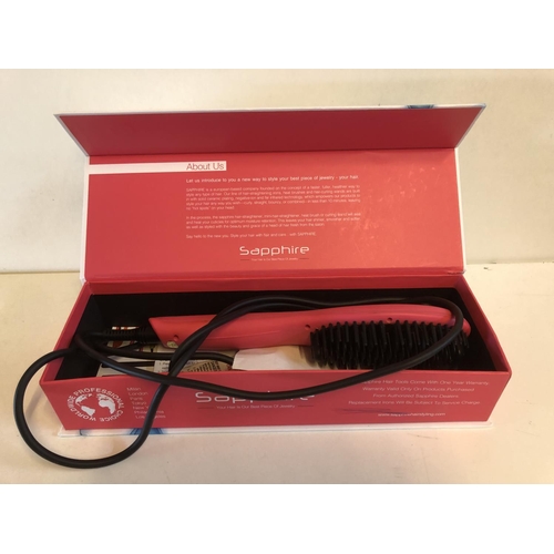 129 - Sapphire heat brush NOT UK PLUG