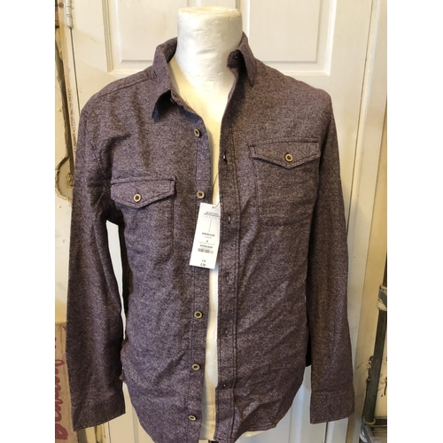 141 - New & tagged Burtons mens shirt size S tagged at 28.00