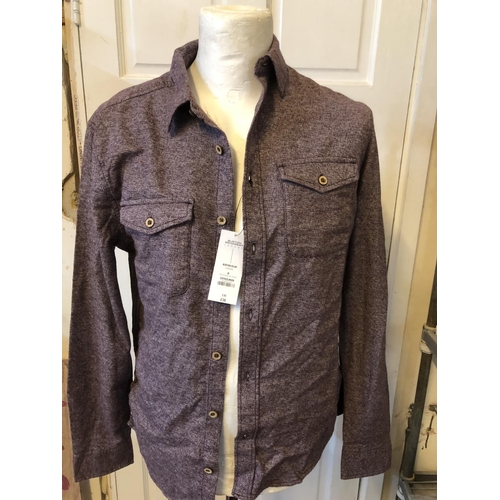 144 - New & tagged Burtons mens shirt size S tagged at 28.00