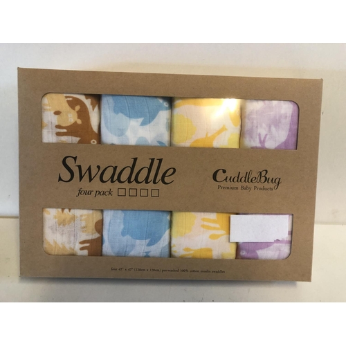 157 - New 4pk of baby swaddles