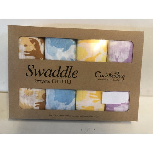 158 - New 4pk of baby swaddles