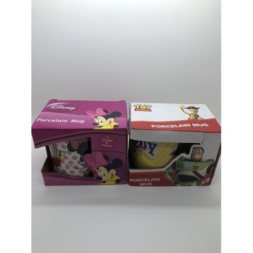 2 - New 1 Disney & 1 Toy Story mug