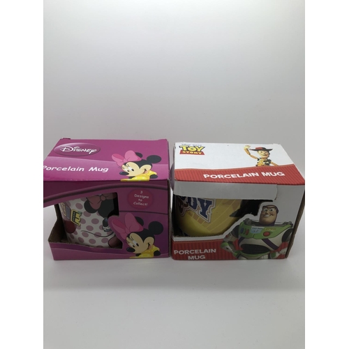 4 - New 1 Disney & 1 Toy Story mug