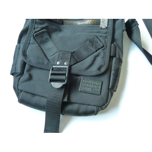 172 - Black G-Star manbag