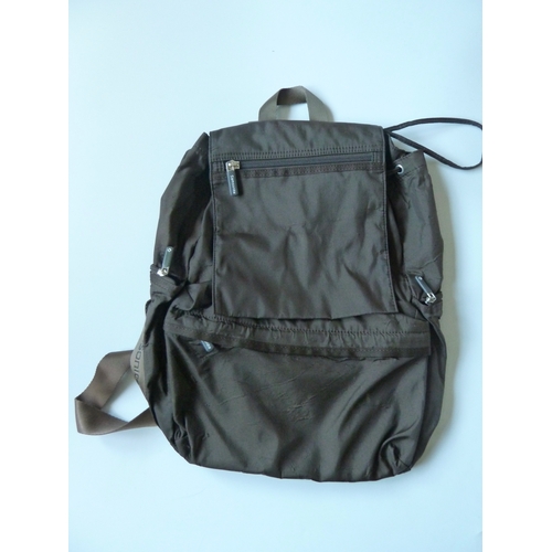 171 - Small brown Samsonite backpack