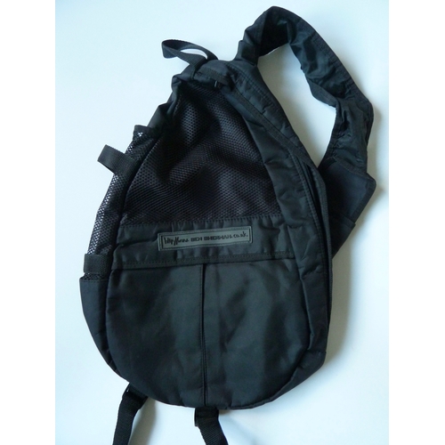 173 - Balck Ben Sherman sling bag backpack