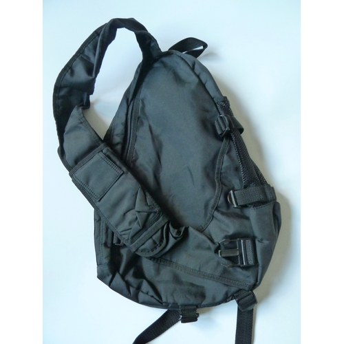 173 - Balck Ben Sherman sling bag backpack