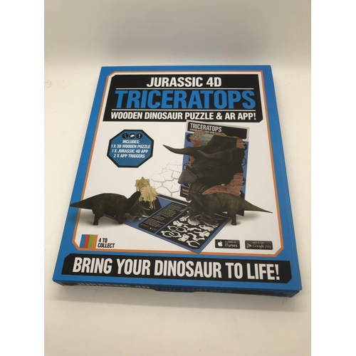 421 - New Jurassic 4D puzzle Triceratops WITH OPTIONS