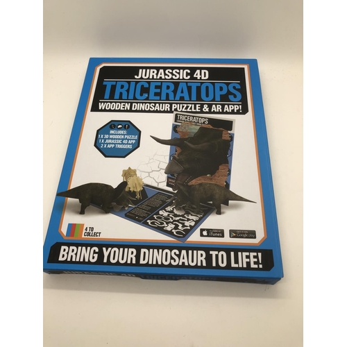 422 - New Jurassic 4D puzzle Triceratops WITH OPTIONS