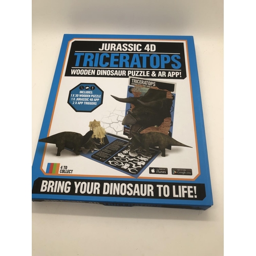 424 - New Jurassic 4D puzzle Triceratops WITH OPTIONS