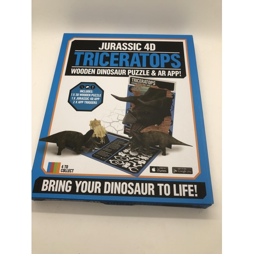 425 - New Jurassic 4D puzzle Triceratops WITH OPTIONS