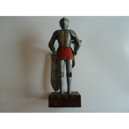 111 - Ornamental suit of armour model 39cm tall