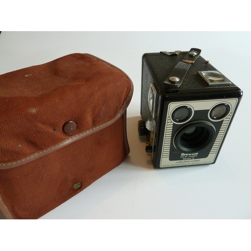 129 - Box Brownie camera six-20