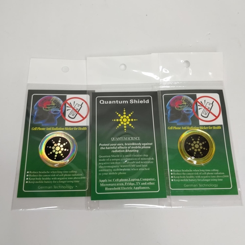 545 - QUANTUM SHIELD ANTI-RADIATION STICKERS FOR BETTER HEALTH - 10PCS