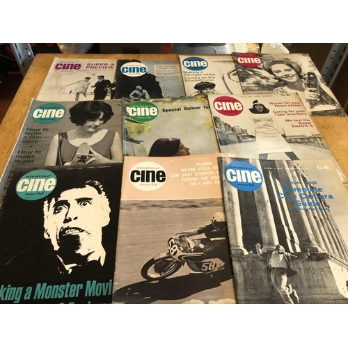 196 - X10 Amateur Cine world magazines 1960s