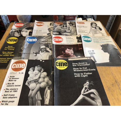 197 - X10 Amateur Cine world magazines 1960s