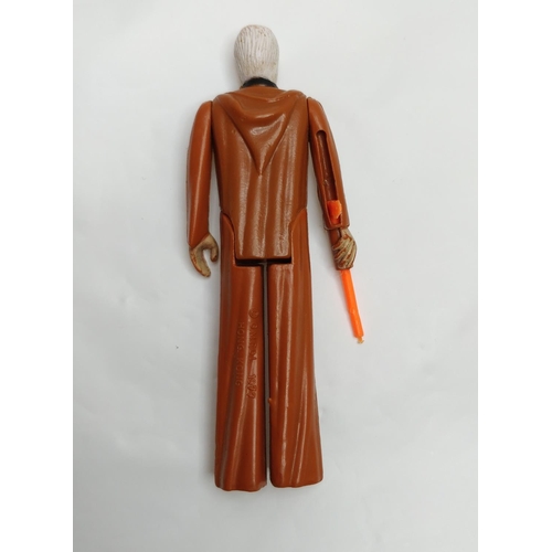 244 - VINTAGE 1977 OBI-WAN BEN KENOBI ORANGE SABER KENNER STAR WARS FIGURE