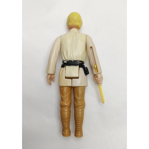 245 - VINTAGE 1977 LUKE SKYWALKER YELLOW SABER KENNER STAR WARS FIGURE