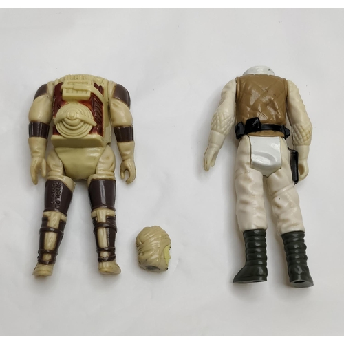 246 - VINTAGE 1980'S LUKE SKYWALKER HOTH + DENGER KENNER STAR WARS FIGURES