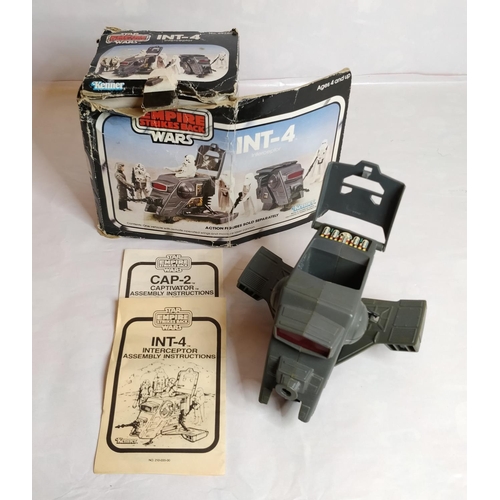 249 - VINTAGE STAR WARS INT-4 INTERCEPTOR KENER MINI RIG WITH BOX & MANUAL