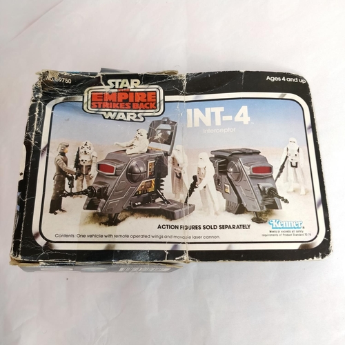 249 - VINTAGE STAR WARS INT-4 INTERCEPTOR KENER MINI RIG WITH BOX & MANUAL