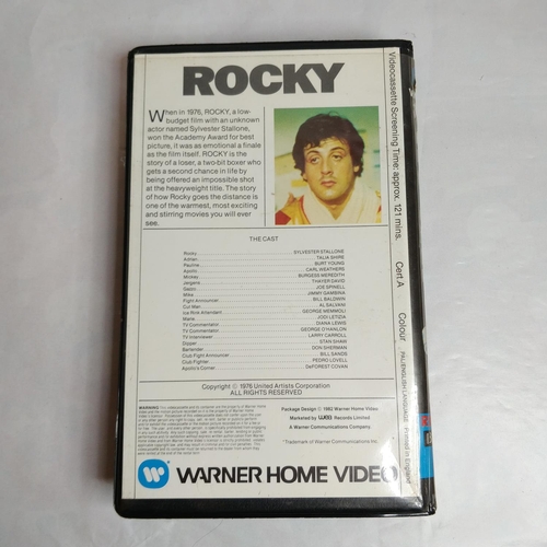 251 - VINTAGE 1976 ROCKY VHS TAPE