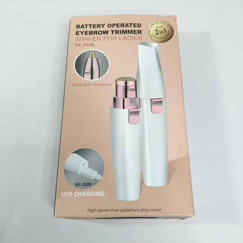 408 - BATTERY OPERATD EYEBROW TRIMMER SHAVER FOR LADIES