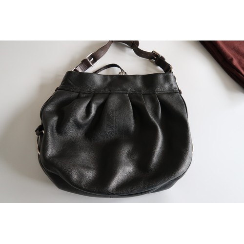 114 - Genuine Mulberry Black Leather Handbag & Dustbag
