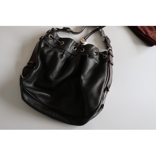 114 - Genuine Mulberry Black Leather Handbag & Dustbag