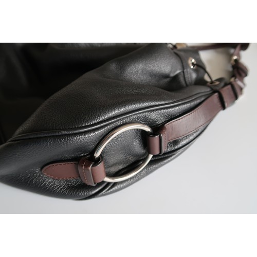 114 - Genuine Mulberry Black Leather Handbag & Dustbag