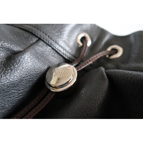 114 - Genuine Mulberry Black Leather Handbag & Dustbag